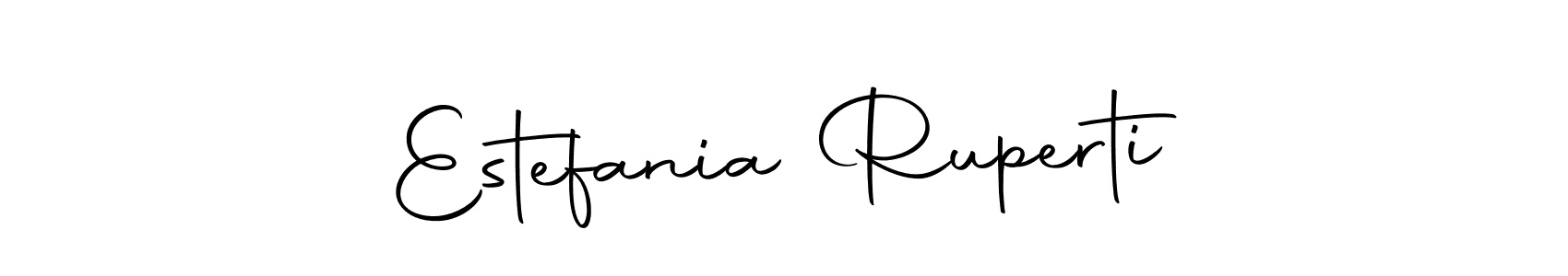 Estefania Ruperti stylish signature style. Best Handwritten Sign (Autography-DOLnW) for my name. Handwritten Signature Collection Ideas for my name Estefania Ruperti. Estefania Ruperti signature style 10 images and pictures png