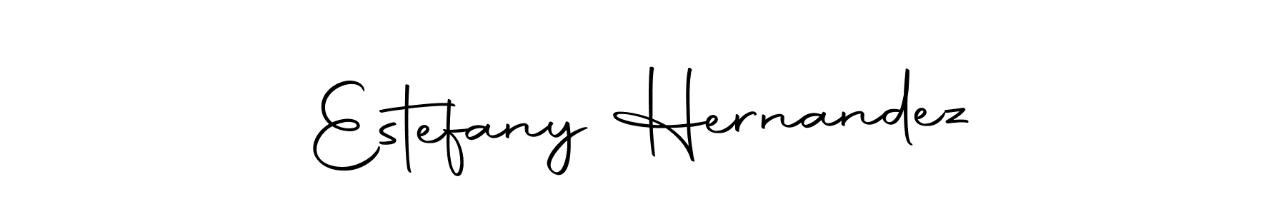 Design your own signature with our free online signature maker. With this signature software, you can create a handwritten (Autography-DOLnW) signature for name Estefany Hernandez. Estefany Hernandez signature style 10 images and pictures png