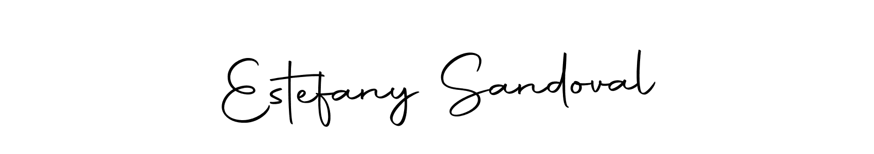 Autography-DOLnW is a professional signature style that is perfect for those who want to add a touch of class to their signature. It is also a great choice for those who want to make their signature more unique. Get Estefany Sandoval name to fancy signature for free. Estefany Sandoval signature style 10 images and pictures png