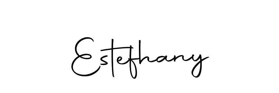 Make a beautiful signature design for name Estefhany. With this signature (Autography-DOLnW) style, you can create a handwritten signature for free. Estefhany signature style 10 images and pictures png