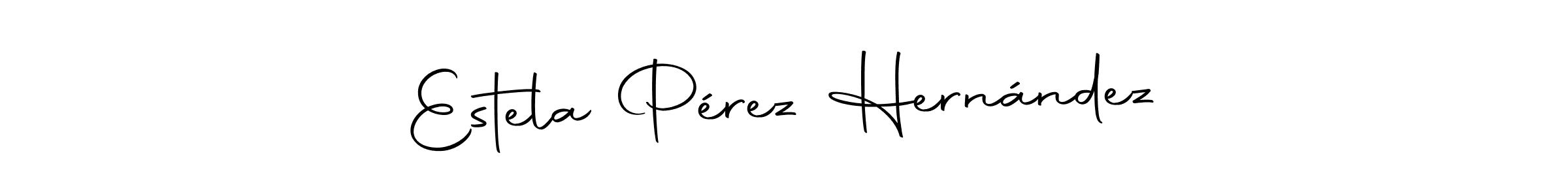 You can use this online signature creator to create a handwritten signature for the name Estela Pérez Hernández. This is the best online autograph maker. Estela Pérez Hernández signature style 10 images and pictures png