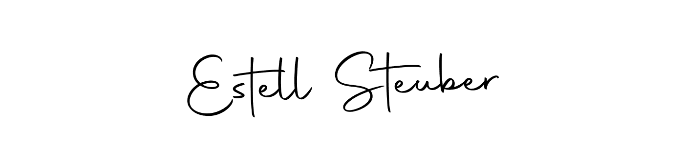 Create a beautiful signature design for name Estell Steuber. With this signature (Autography-DOLnW) fonts, you can make a handwritten signature for free. Estell Steuber signature style 10 images and pictures png