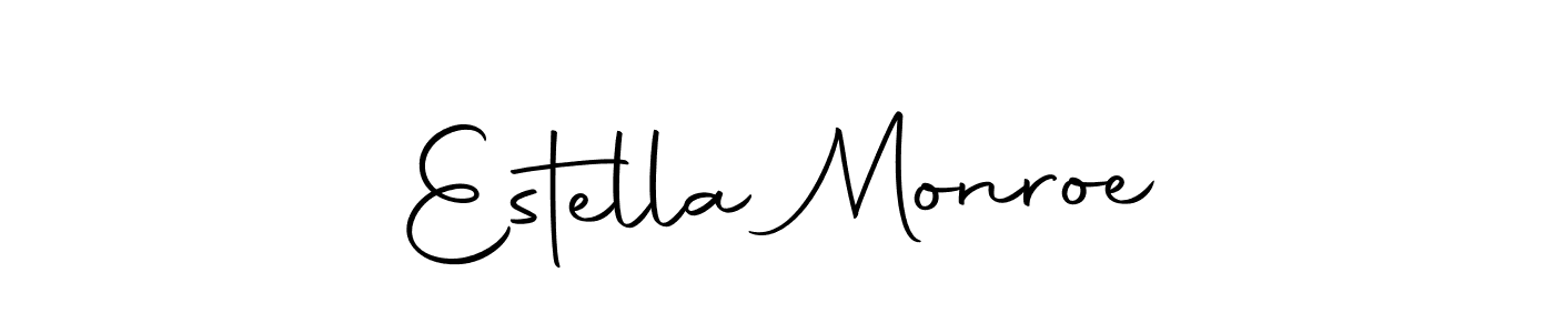 Make a beautiful signature design for name Estella Monroe. With this signature (Autography-DOLnW) style, you can create a handwritten signature for free. Estella Monroe signature style 10 images and pictures png