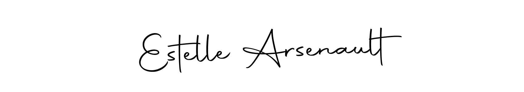 How to make Estelle Arsenault name signature. Use Autography-DOLnW style for creating short signs online. This is the latest handwritten sign. Estelle Arsenault signature style 10 images and pictures png