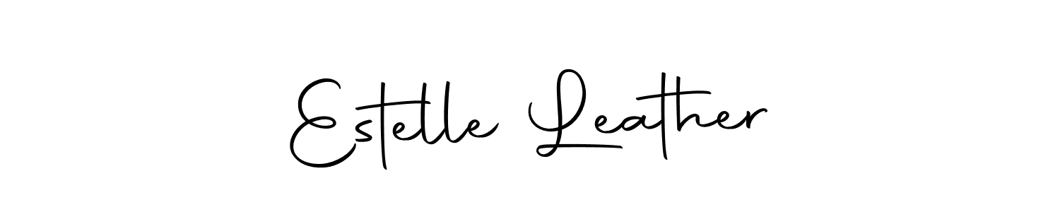 Make a beautiful signature design for name Estelle Leather. With this signature (Autography-DOLnW) style, you can create a handwritten signature for free. Estelle Leather signature style 10 images and pictures png