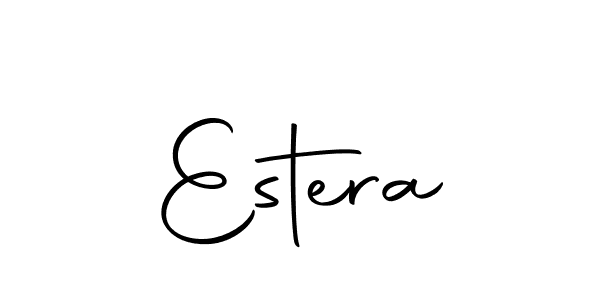 How to make Estera name signature. Use Autography-DOLnW style for creating short signs online. This is the latest handwritten sign. Estera signature style 10 images and pictures png