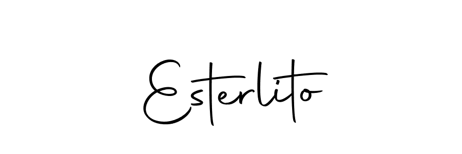 Here are the top 10 professional signature styles for the name Esterlito. These are the best autograph styles you can use for your name. Esterlito signature style 10 images and pictures png