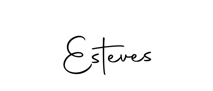 Use a signature maker to create a handwritten signature online. With this signature software, you can design (Autography-DOLnW) your own signature for name Esteves. Esteves signature style 10 images and pictures png
