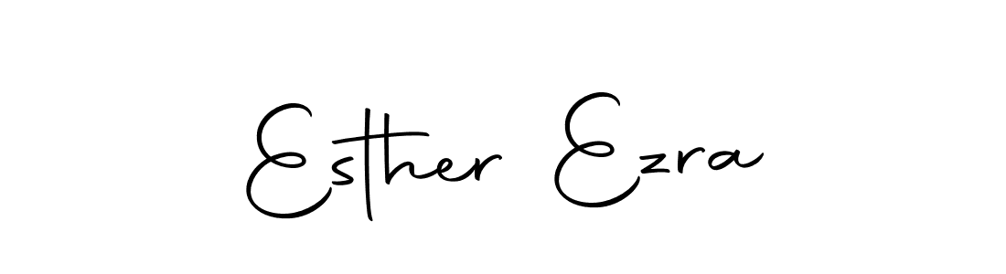 Design your own signature with our free online signature maker. With this signature software, you can create a handwritten (Autography-DOLnW) signature for name Esther Ezra. Esther Ezra signature style 10 images and pictures png