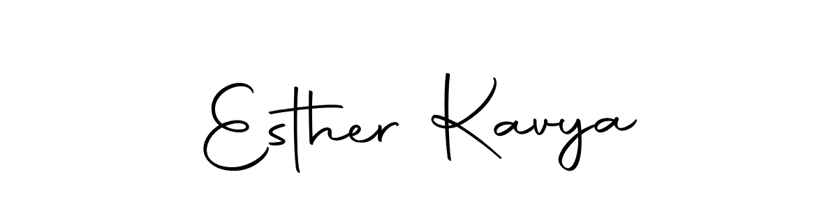 Make a beautiful signature design for name Esther Kavya. Use this online signature maker to create a handwritten signature for free. Esther Kavya signature style 10 images and pictures png