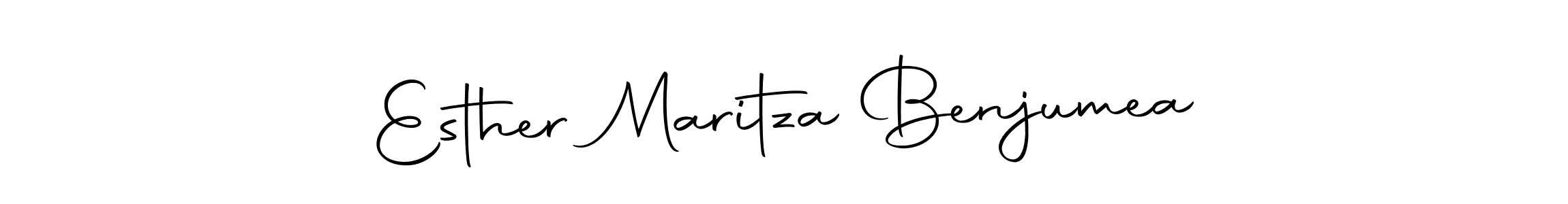 Similarly Autography-DOLnW is the best handwritten signature design. Signature creator online .You can use it as an online autograph creator for name Esther Maritza Benjumea. Esther Maritza Benjumea signature style 10 images and pictures png