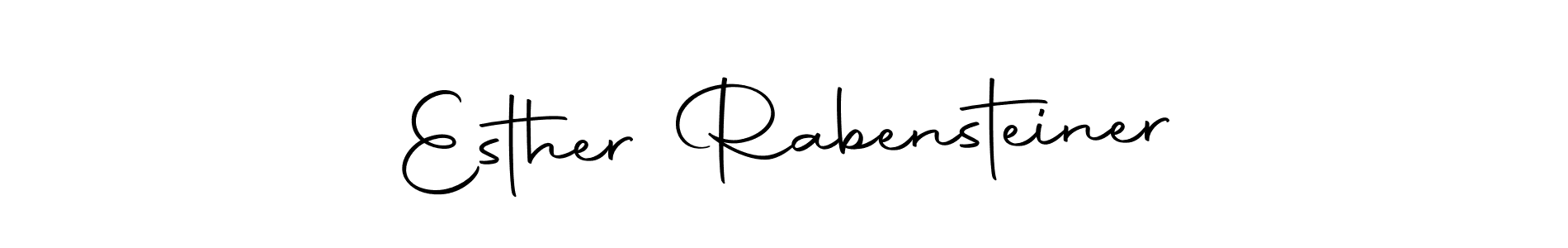 How to make Esther Rabensteiner signature? Autography-DOLnW is a professional autograph style. Create handwritten signature for Esther Rabensteiner name. Esther Rabensteiner signature style 10 images and pictures png