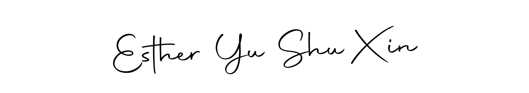 Here are the top 10 professional signature styles for the name Esther Yu Shu Xin. These are the best autograph styles you can use for your name. Esther Yu Shu Xin signature style 10 images and pictures png
