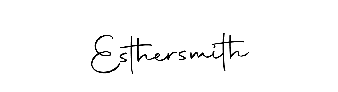 The best way (Autography-DOLnW) to make a short signature is to pick only two or three words in your name. The name Esthersmith include a total of six letters. For converting this name. Esthersmith signature style 10 images and pictures png