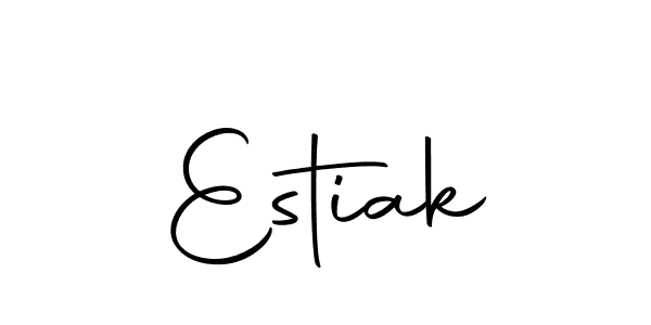 You can use this online signature creator to create a handwritten signature for the name Estiak. This is the best online autograph maker. Estiak signature style 10 images and pictures png