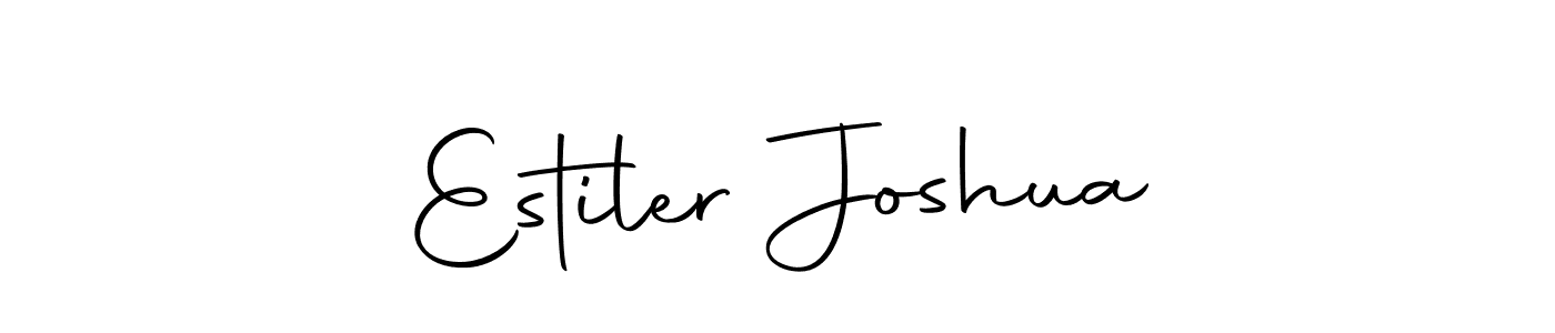 It looks lik you need a new signature style for name Estiler Joshua. Design unique handwritten (Autography-DOLnW) signature with our free signature maker in just a few clicks. Estiler Joshua signature style 10 images and pictures png