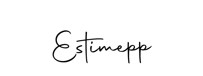 Create a beautiful signature design for name Estimepp. With this signature (Autography-DOLnW) fonts, you can make a handwritten signature for free. Estimepp signature style 10 images and pictures png