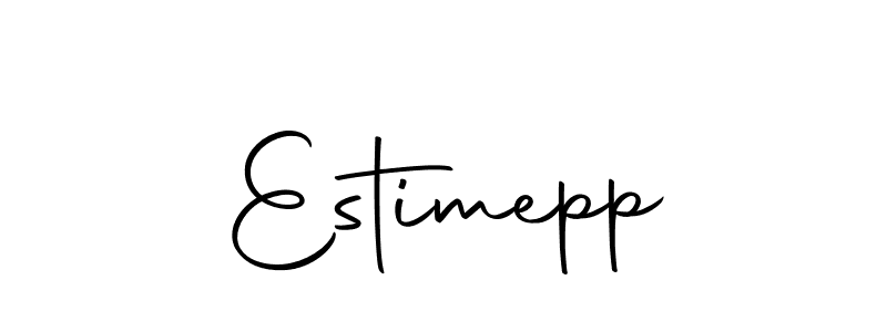 Design your own signature with our free online signature maker. With this signature software, you can create a handwritten (Autography-DOLnW) signature for name Estimepp. Estimepp signature style 10 images and pictures png