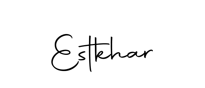 Make a short Estkhar signature style. Manage your documents anywhere anytime using Autography-DOLnW. Create and add eSignatures, submit forms, share and send files easily. Estkhar signature style 10 images and pictures png