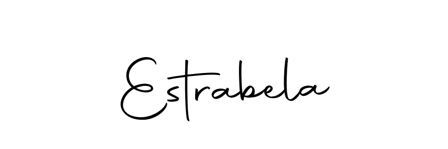 Use a signature maker to create a handwritten signature online. With this signature software, you can design (Autography-DOLnW) your own signature for name Estrabela. Estrabela signature style 10 images and pictures png