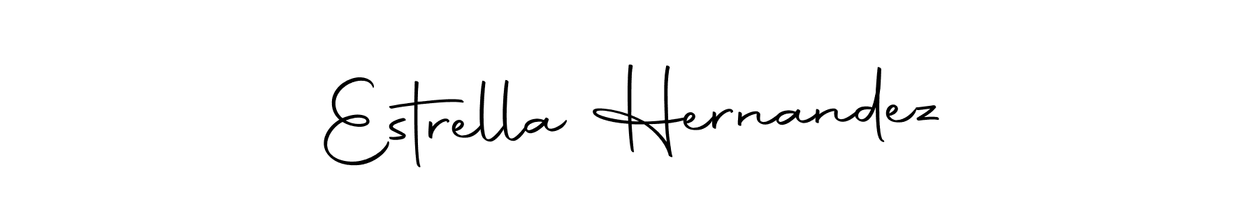 Make a beautiful signature design for name Estrella Hernandez. With this signature (Autography-DOLnW) style, you can create a handwritten signature for free. Estrella Hernandez signature style 10 images and pictures png