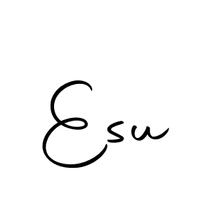 How to make Esu signature? Autography-DOLnW is a professional autograph style. Create handwritten signature for Esu name. Esu signature style 10 images and pictures png