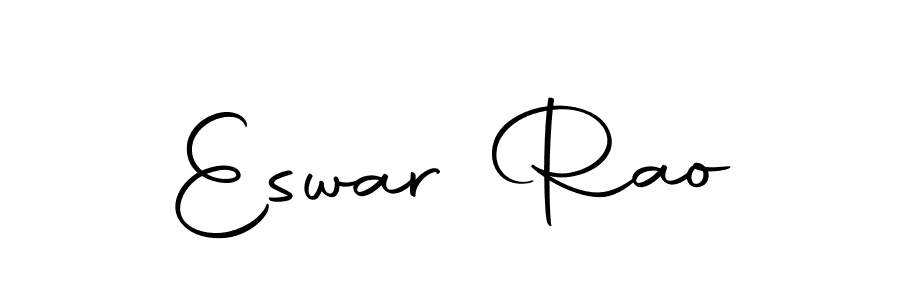 Use a signature maker to create a handwritten signature online. With this signature software, you can design (Autography-DOLnW) your own signature for name Eswar Rao. Eswar Rao signature style 10 images and pictures png