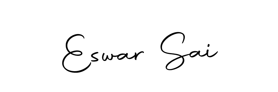 How to make Eswar Sai signature? Autography-DOLnW is a professional autograph style. Create handwritten signature for Eswar Sai name. Eswar Sai signature style 10 images and pictures png