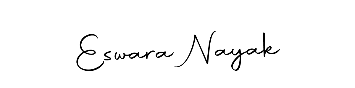 Create a beautiful signature design for name Eswara Nayak. With this signature (Autography-DOLnW) fonts, you can make a handwritten signature for free. Eswara Nayak signature style 10 images and pictures png