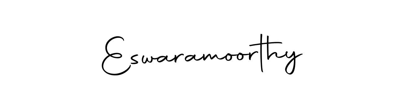 Use a signature maker to create a handwritten signature online. With this signature software, you can design (Autography-DOLnW) your own signature for name Eswaramoorthy. Eswaramoorthy signature style 10 images and pictures png