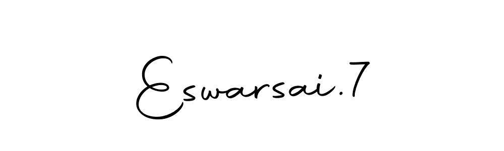 Here are the top 10 professional signature styles for the name Eswarsai.7. These are the best autograph styles you can use for your name. Eswarsai.7 signature style 10 images and pictures png