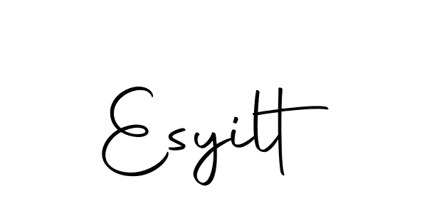 if you are searching for the best signature style for your name Esyilt. so please give up your signature search. here we have designed multiple signature styles  using Autography-DOLnW. Esyilt signature style 10 images and pictures png