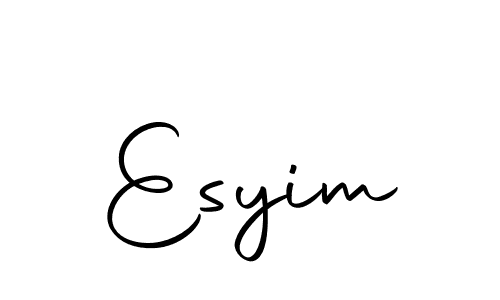 Also we have Esyim name is the best signature style. Create professional handwritten signature collection using Autography-DOLnW autograph style. Esyim signature style 10 images and pictures png
