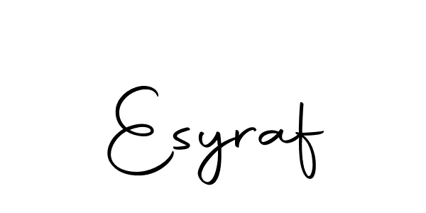 Also we have Esyraf name is the best signature style. Create professional handwritten signature collection using Autography-DOLnW autograph style. Esyraf signature style 10 images and pictures png