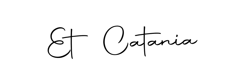 if you are searching for the best signature style for your name Et Catania. so please give up your signature search. here we have designed multiple signature styles  using Autography-DOLnW. Et Catania signature style 10 images and pictures png