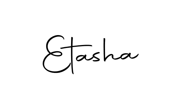 Use a signature maker to create a handwritten signature online. With this signature software, you can design (Autography-DOLnW) your own signature for name Etasha. Etasha signature style 10 images and pictures png