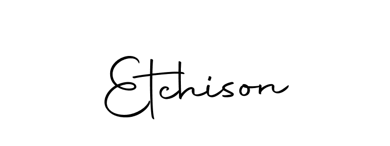 Make a beautiful signature design for name Etchison. With this signature (Autography-DOLnW) style, you can create a handwritten signature for free. Etchison signature style 10 images and pictures png