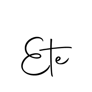 It looks lik you need a new signature style for name Ete. Design unique handwritten (Autography-DOLnW) signature with our free signature maker in just a few clicks. Ete signature style 10 images and pictures png
