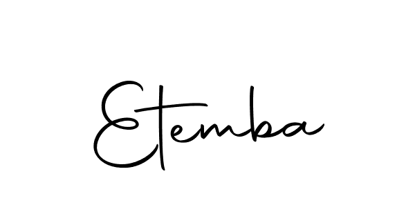 Create a beautiful signature design for name Etemba. With this signature (Autography-DOLnW) fonts, you can make a handwritten signature for free. Etemba signature style 10 images and pictures png