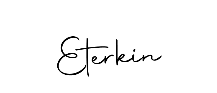 How to make Eterkin signature? Autography-DOLnW is a professional autograph style. Create handwritten signature for Eterkin name. Eterkin signature style 10 images and pictures png