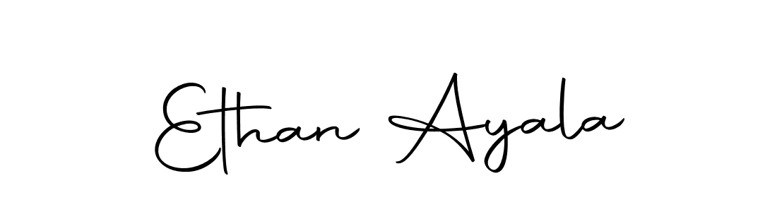 Design your own signature with our free online signature maker. With this signature software, you can create a handwritten (Autography-DOLnW) signature for name Ethan Ayala. Ethan Ayala signature style 10 images and pictures png