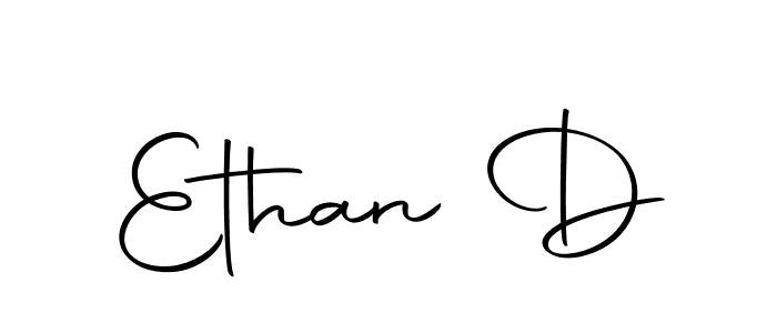 Create a beautiful signature design for name Ethan D. With this signature (Autography-DOLnW) fonts, you can make a handwritten signature for free. Ethan D signature style 10 images and pictures png