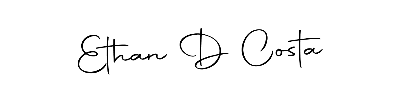 Create a beautiful signature design for name Ethan D Costa. With this signature (Autography-DOLnW) fonts, you can make a handwritten signature for free. Ethan D Costa signature style 10 images and pictures png