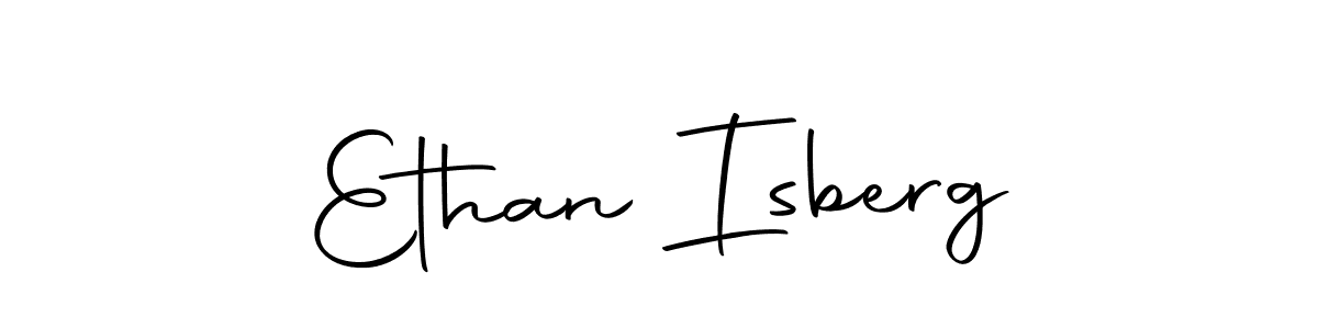 Design your own signature with our free online signature maker. With this signature software, you can create a handwritten (Autography-DOLnW) signature for name Ethan Isberg. Ethan Isberg signature style 10 images and pictures png