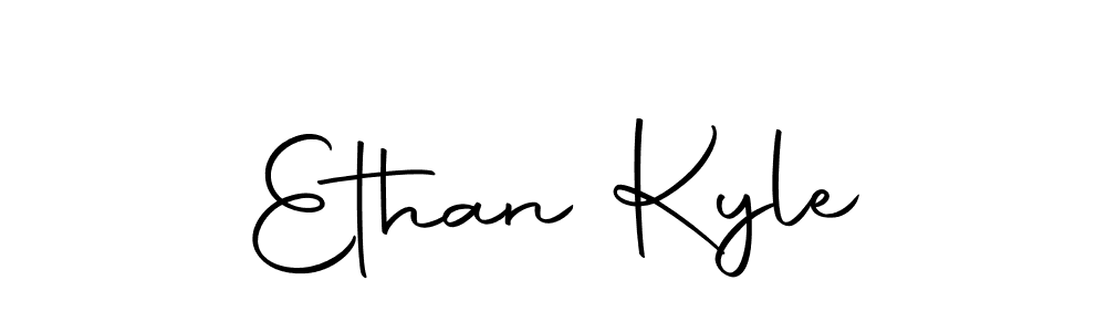 Design your own signature with our free online signature maker. With this signature software, you can create a handwritten (Autography-DOLnW) signature for name Ethan Kyle. Ethan Kyle signature style 10 images and pictures png