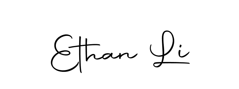 Create a beautiful signature design for name Ethan Li. With this signature (Autography-DOLnW) fonts, you can make a handwritten signature for free. Ethan Li signature style 10 images and pictures png