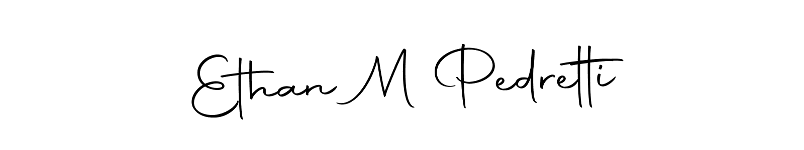 Once you've used our free online signature maker to create your best signature Autography-DOLnW style, it's time to enjoy all of the benefits that Ethan M Pedretti name signing documents. Ethan M Pedretti signature style 10 images and pictures png