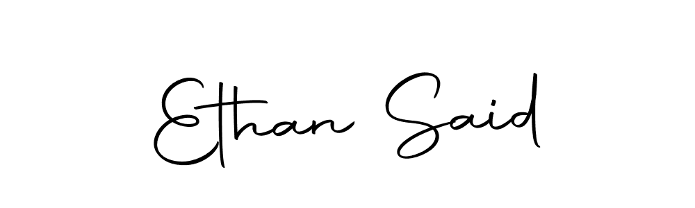 Ethan Said stylish signature style. Best Handwritten Sign (Autography-DOLnW) for my name. Handwritten Signature Collection Ideas for my name Ethan Said. Ethan Said signature style 10 images and pictures png