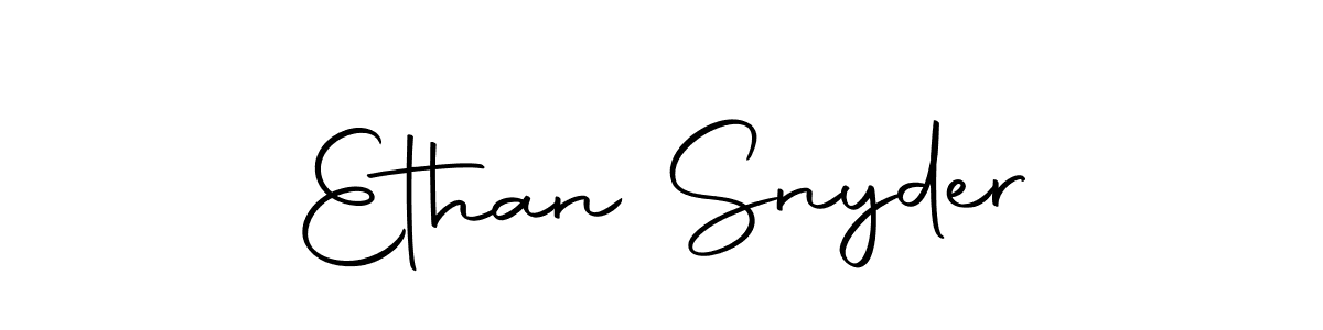 Ethan Snyder stylish signature style. Best Handwritten Sign (Autography-DOLnW) for my name. Handwritten Signature Collection Ideas for my name Ethan Snyder. Ethan Snyder signature style 10 images and pictures png