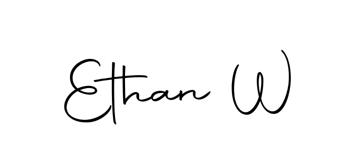 Make a beautiful signature design for name Ethan W. With this signature (Autography-DOLnW) style, you can create a handwritten signature for free. Ethan W signature style 10 images and pictures png